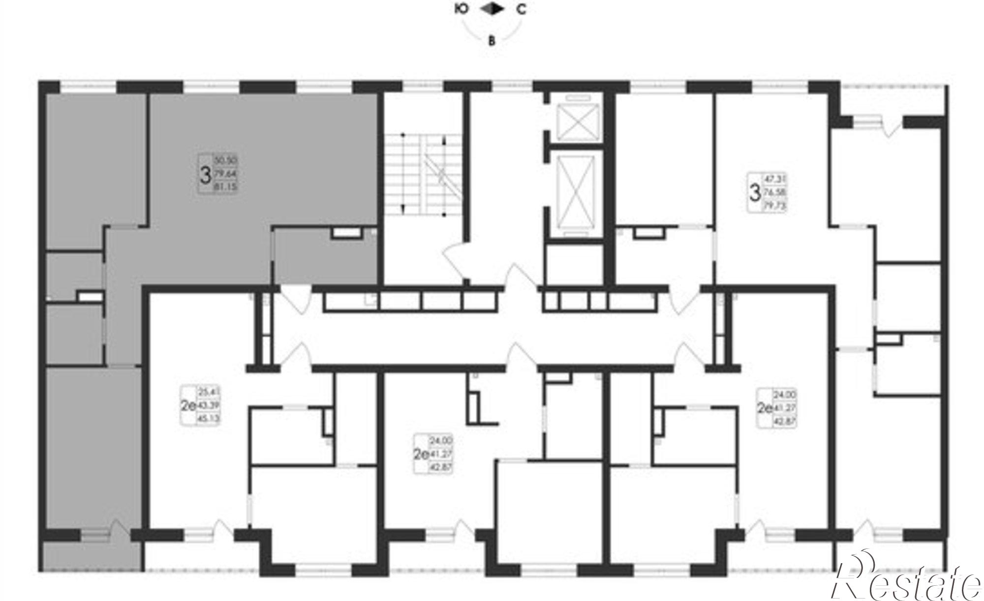Купить квартиру за 12 067 500 рублей на проспект Патриотов, поз. 7