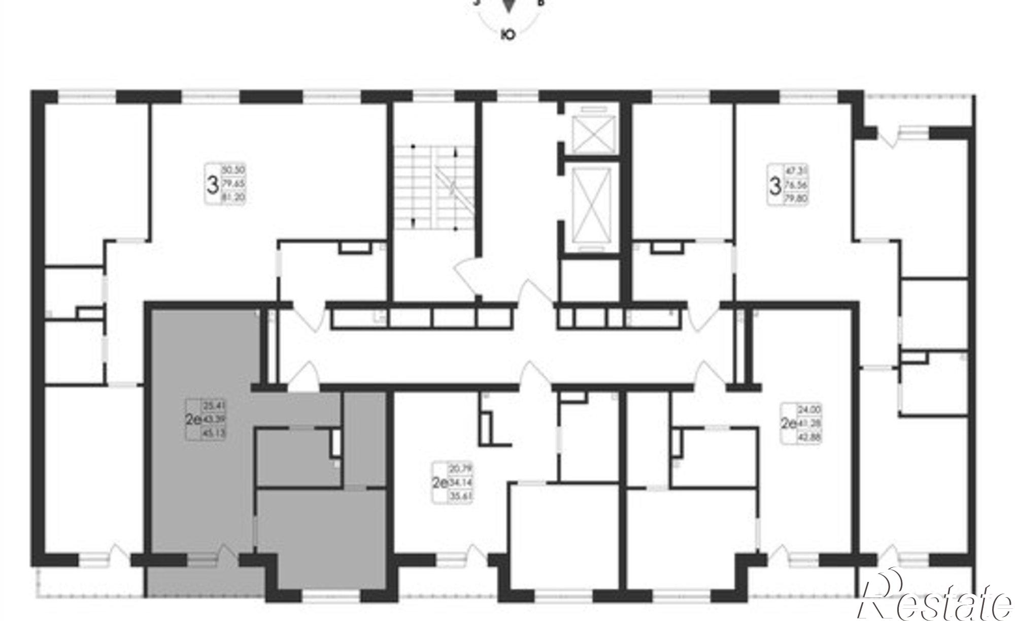 Купить квартиру за 7 555 300 рублей на проспект Патриотов, поз. 7