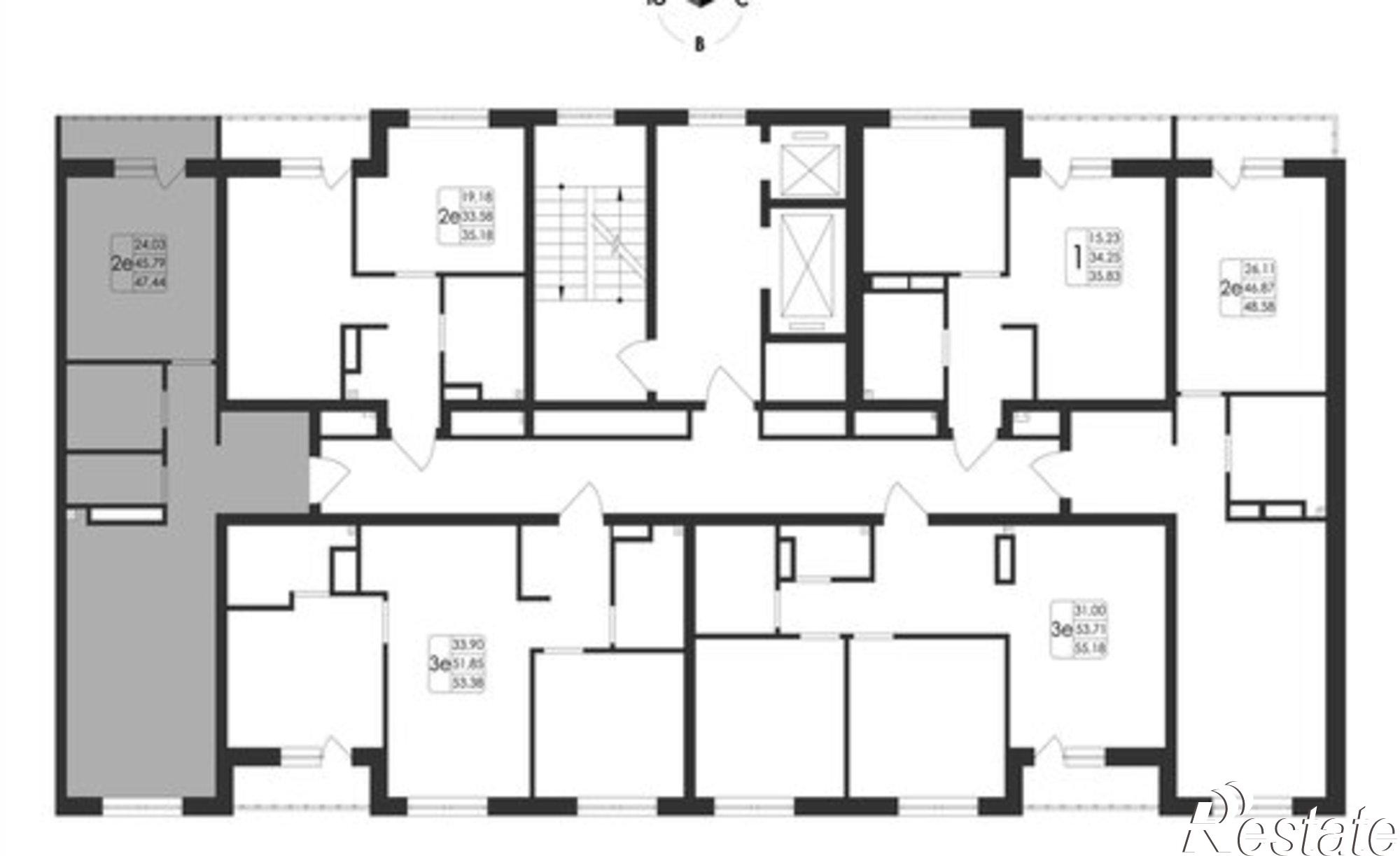 Купить квартиру за 7 830 400 рублей на ул Ключевая, 1В