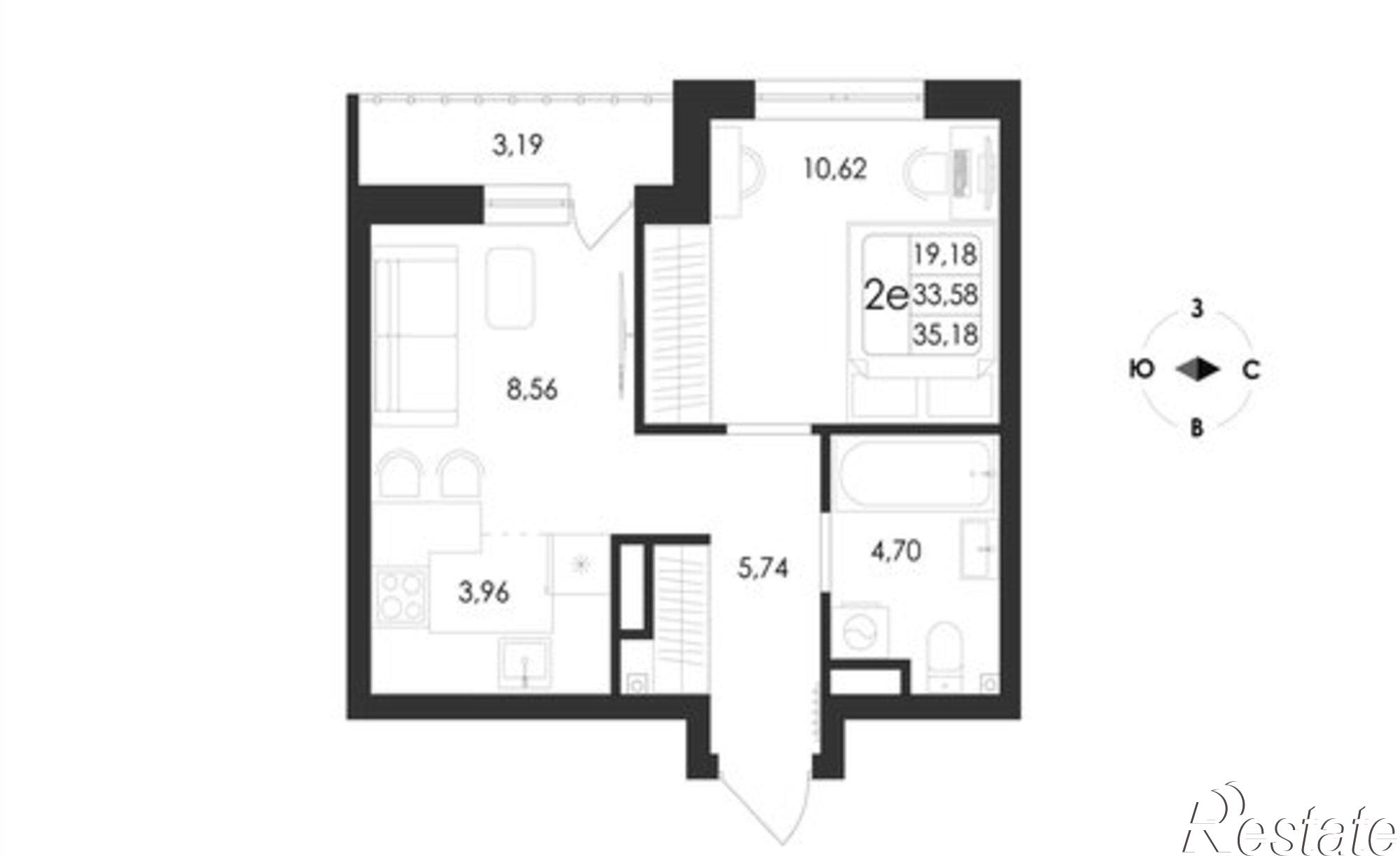 Купить квартиру за 6 096 480 рублей на ул Ключевая, 1В