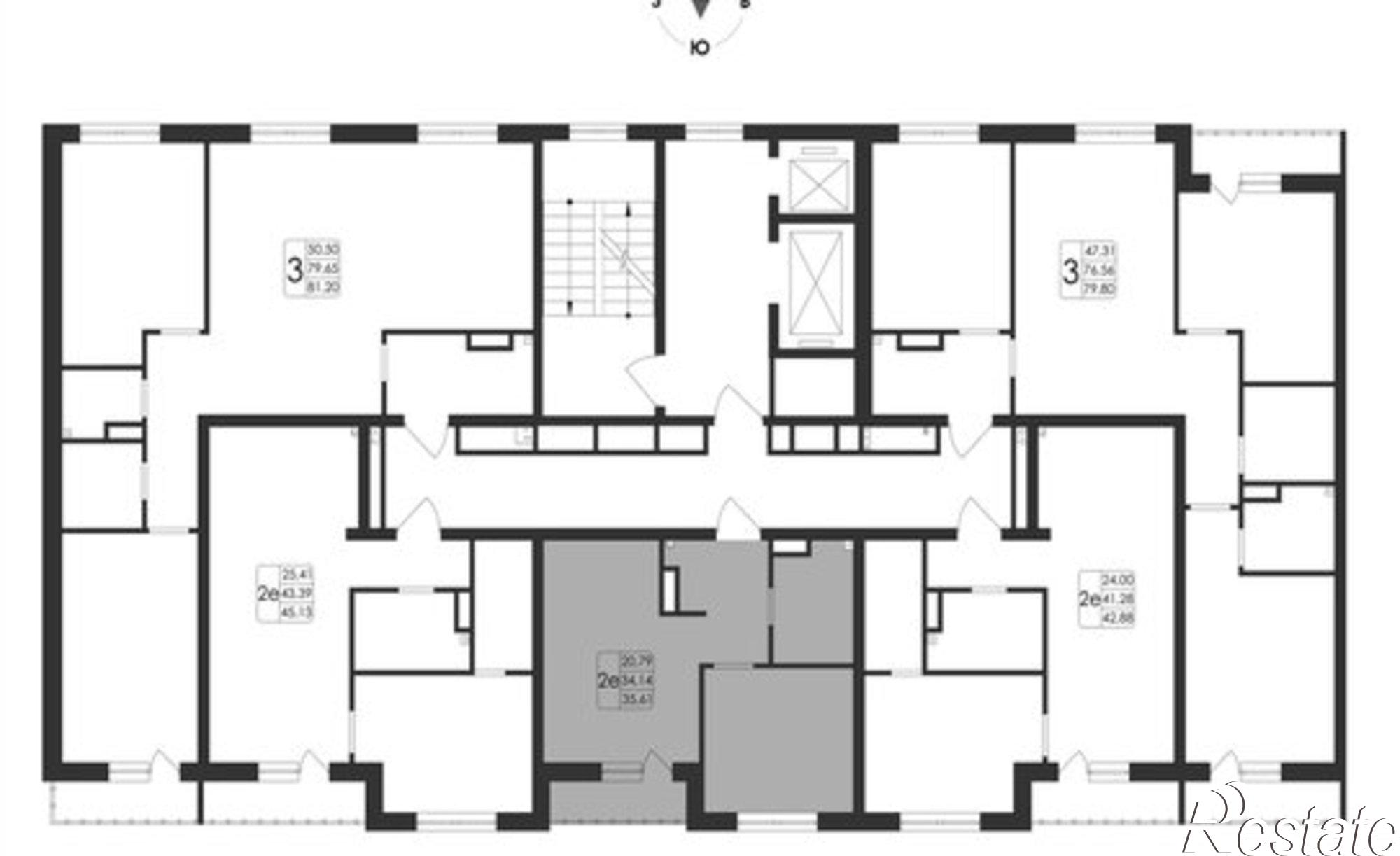 Купить квартиру за 6 171 000 рублей на проспект Патриотов, поз. 7