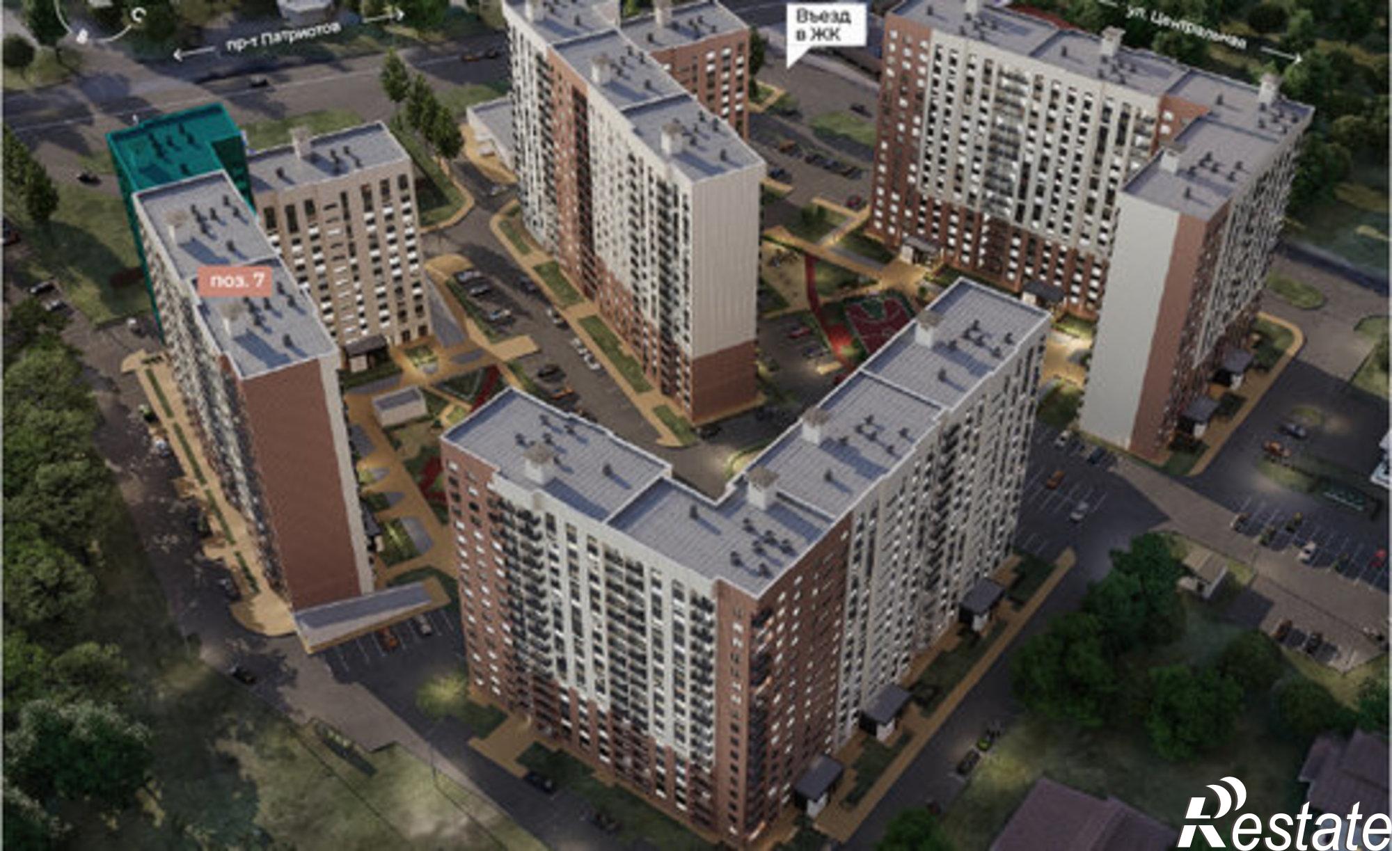 Купить квартиру за 10 742 500 рублей на ул Ключевая, 1В