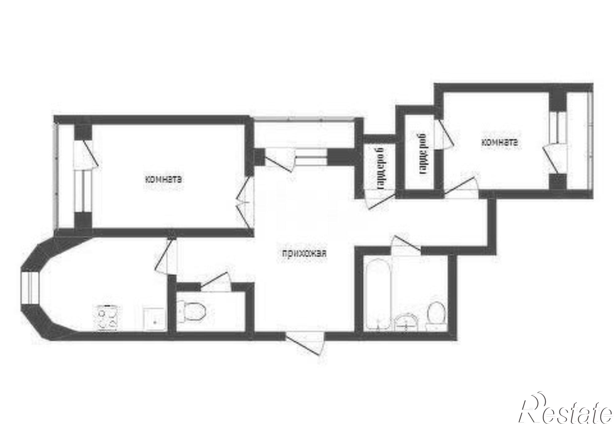 Купить квартиру за 8 100 000 рублей на ул Ломоносова, 114/10
