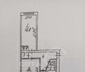 2-комн, 43.9кв м, этаж 4/5 Старых Большевиков улица, 18