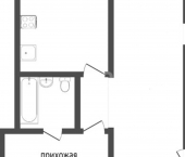 2-комн, 45кв м, этаж 1/5 Ленинский пр-кт, 97/2
