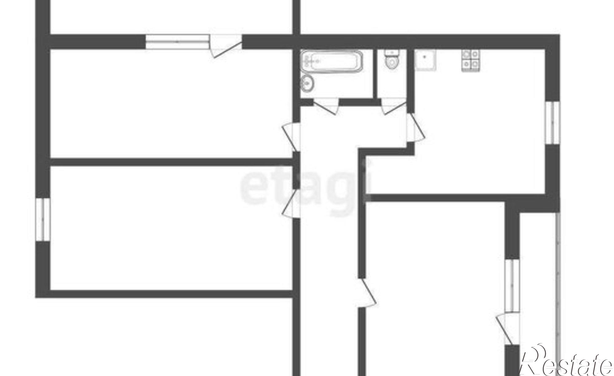 Купить квартиру за 5 200 000 рублей на ул Волгоградская, 49