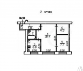 2-комн, 45кв м, этаж 2/5 ул Березовая роща, 66