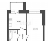 1-комн, 32кв м, этаж 2/10 ул Ворошилова, 31а