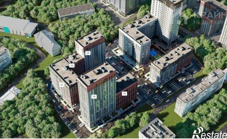 1-комн квартира в новом доме улица Матросова, 64А