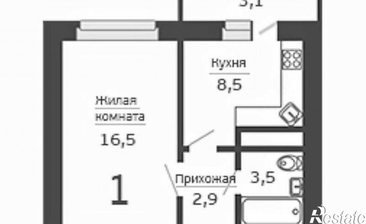 1-комн квартира ул Загородная, 7А,  д. 7А