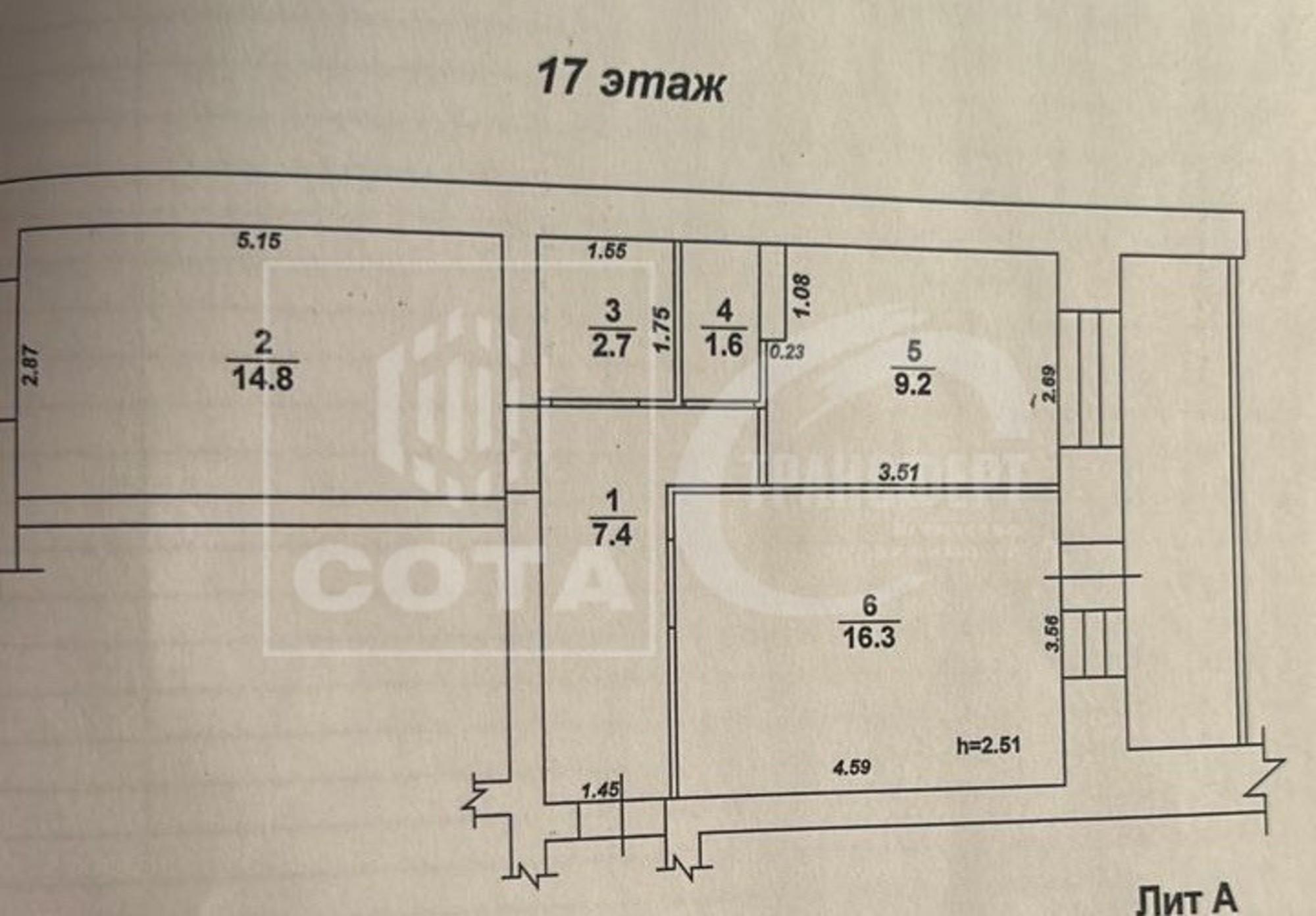 Купить квартиру за 8 700 000 рублей на Чапаева улица, 124б