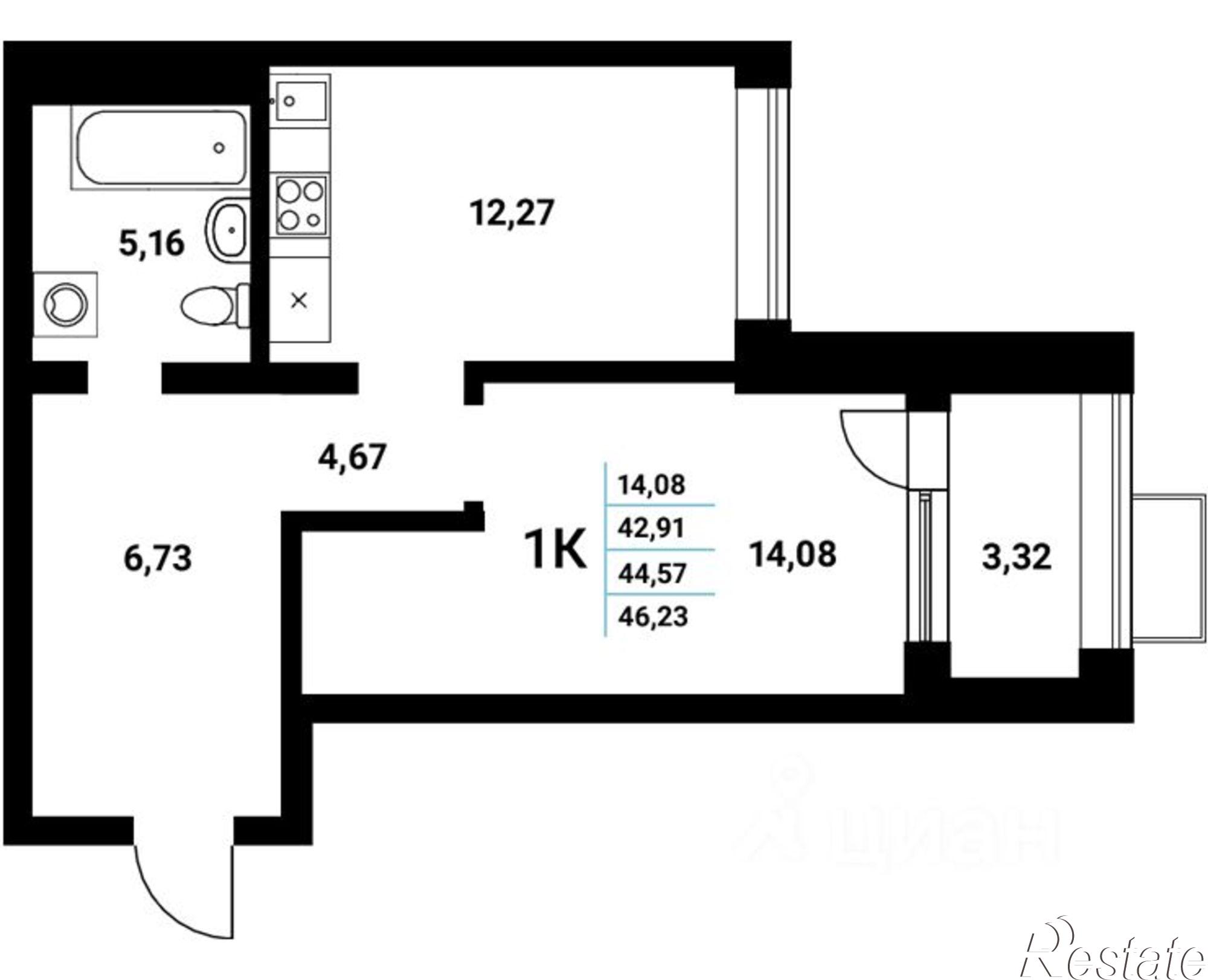 Купить квартиру за 8 681 150 рублей на наб Чуева, 7