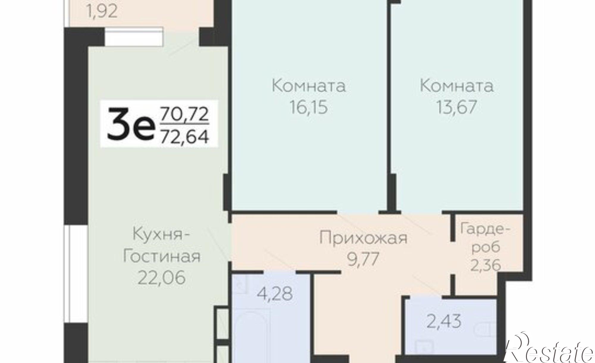 Купить квартиру за 9 494 050 рублей на Электросигнальная улица, 9 А