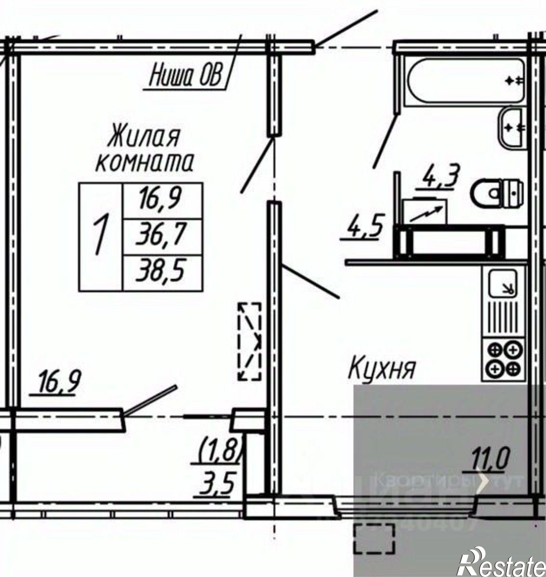 Купить квартиру за 5 665 690 рублей на улица Ломоносова, 129