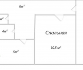 2-комн, 49кв м, этаж 2/4 Острогожская улица, 67