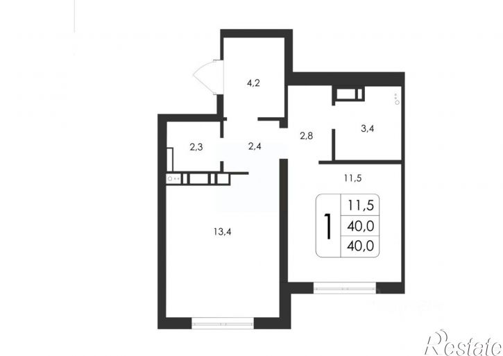 1-комн квартира в новом доме ул Шишкова, 144В,  д. 144В