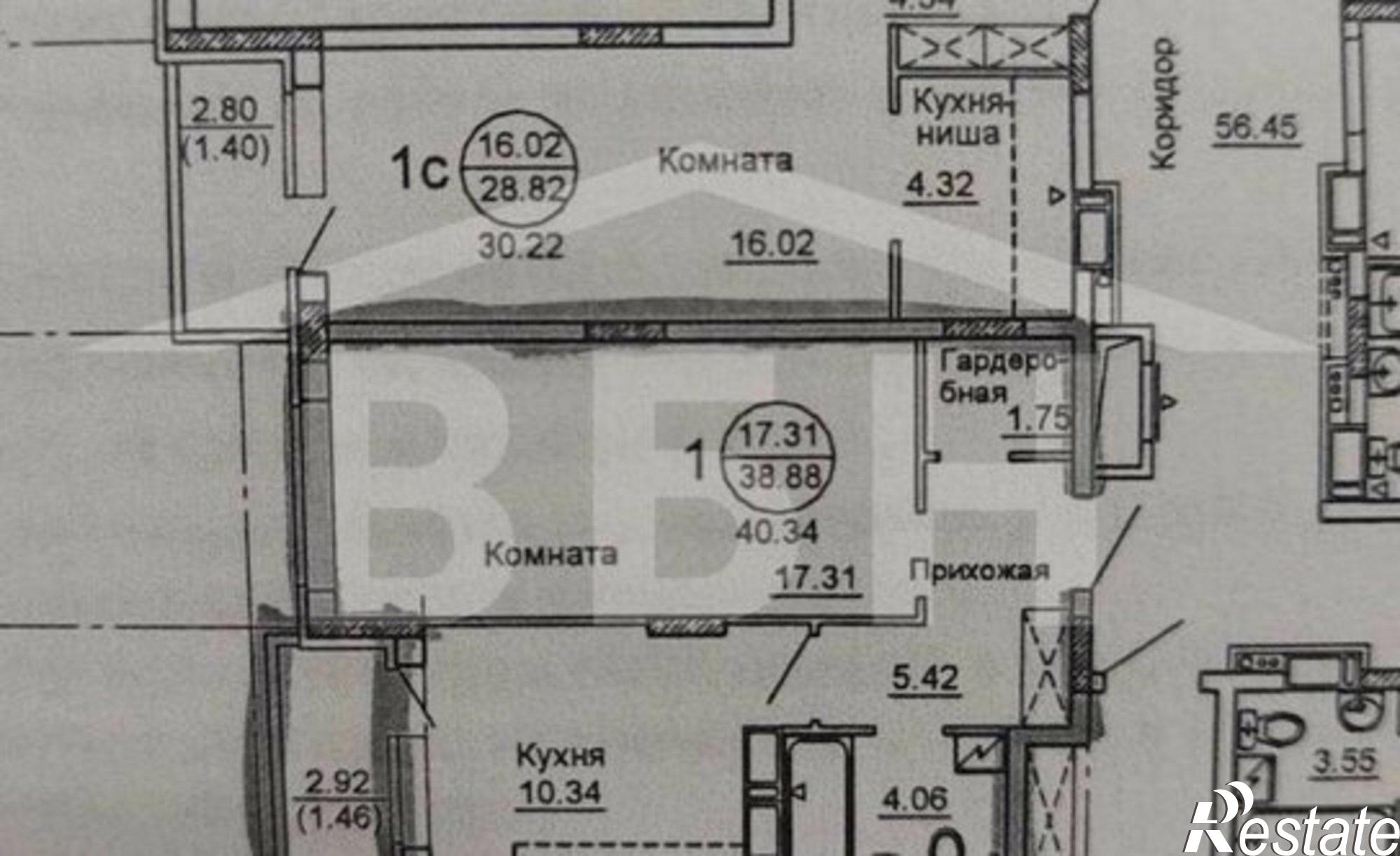 Купить квартиру за 5 000 000 рублей на Ленинский проспект, 8Д