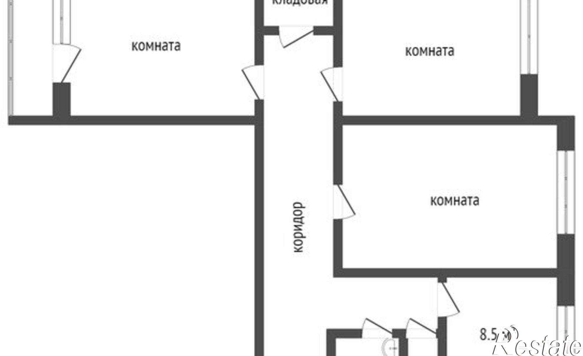 Купить квартиру за 6 700 000 рублей на ул Минская, 51