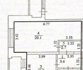 1-комн, 41кв м, этаж 8/17 ул Владимира Невского, 38