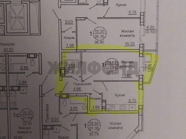 1-комн квартира Максима Горького набережная, д.49б