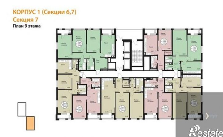 1-комн квартира Московский проспект, 132,  д. 132