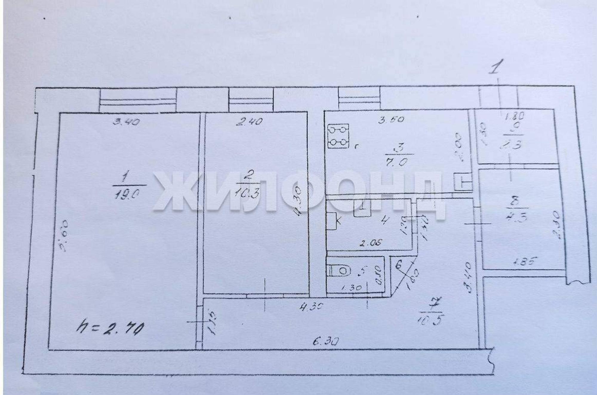 Купить квартиру за 4 850 000 рублей на Коммунаров улица, д.45