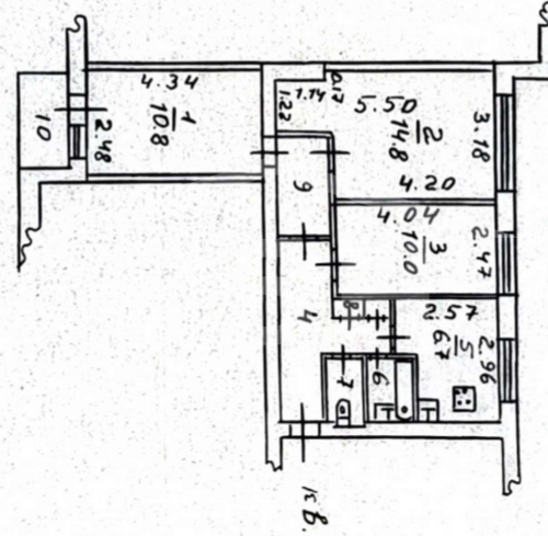 Продажа 3-комн квартиры Чебышева улица, 20