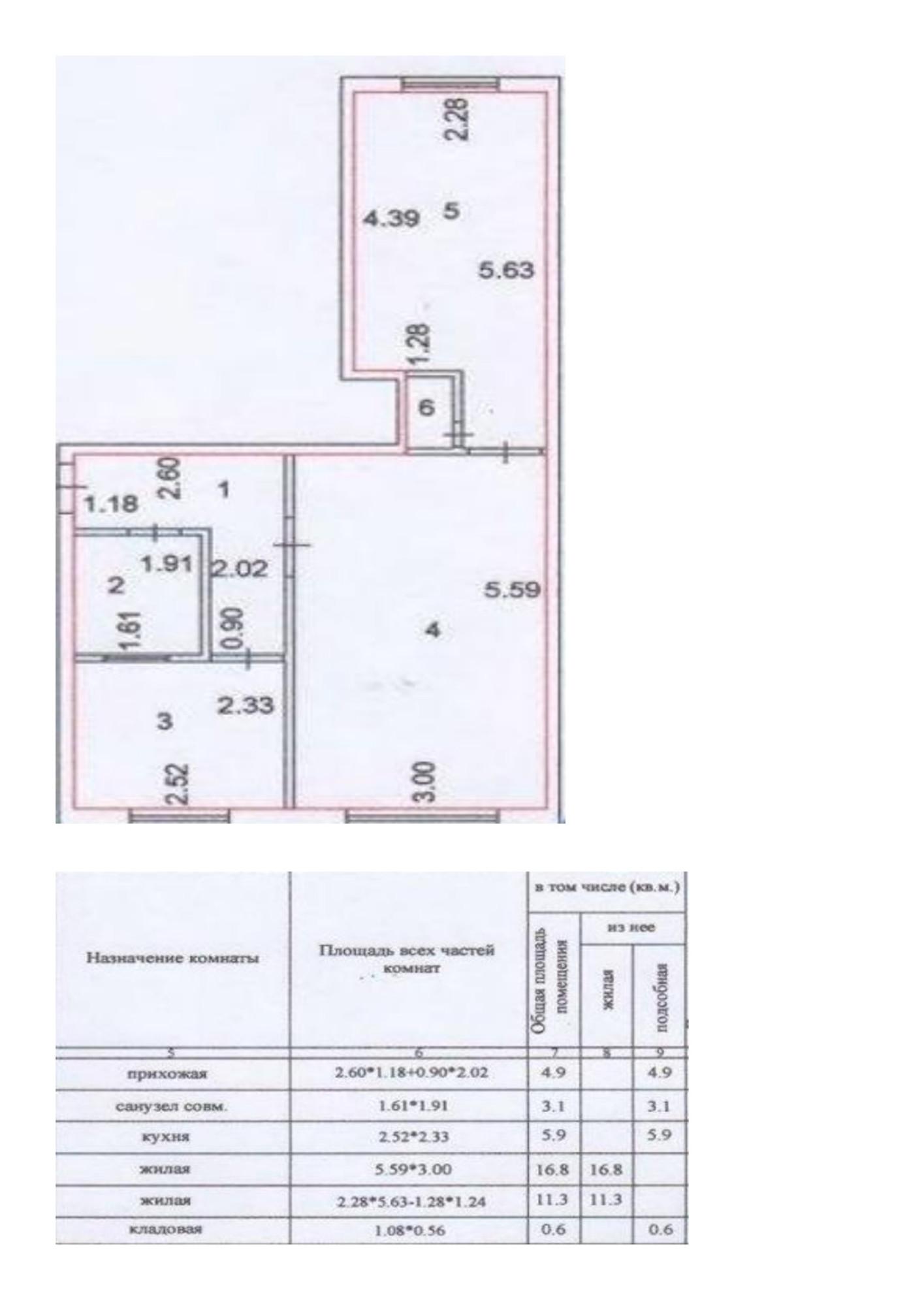 Купить квартиру за 3 499 000 рублей на Ростовская ул., 54
