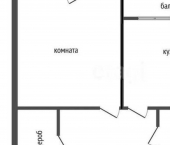 1-комн, 36кв м, этаж 6/26 ул Гродненская, 65