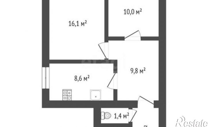 2-комн квартира Иркутская улица, 15,  д. 15