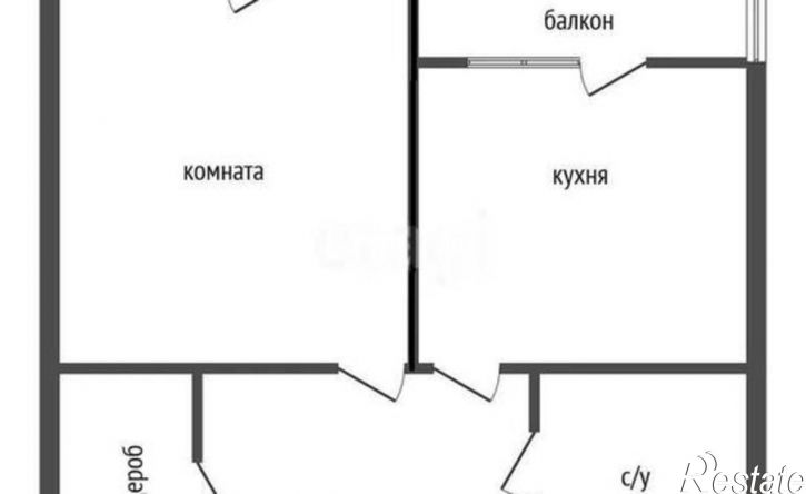 1-комн квартира ул Гродненская, 65,  д. 65