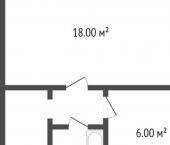 1-комн, 32кв м, этаж 5/5 улица Еремеева, 33