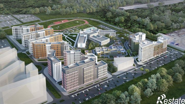 2-комн квартира в новом доме бульвар Содружества, 1,  д. 1
