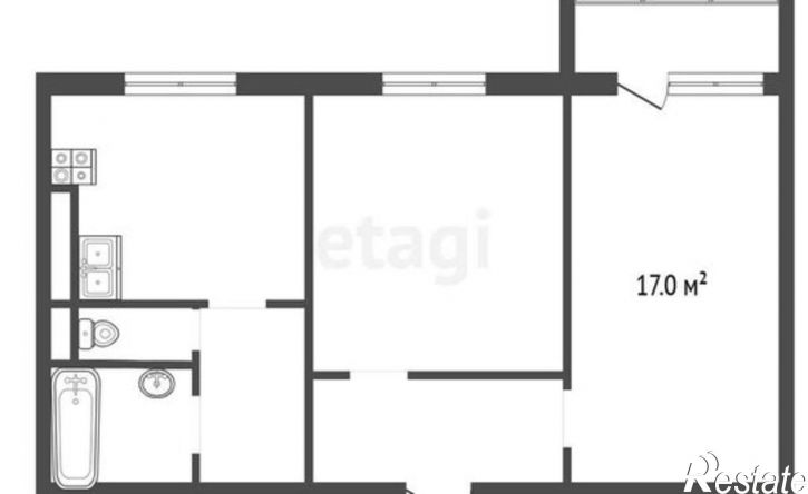 2-комн квартира Московский пр-кт, 91,  д. 91