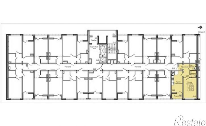 1-комн квартира улица Фёдора Тютчева, 105,  д. 105