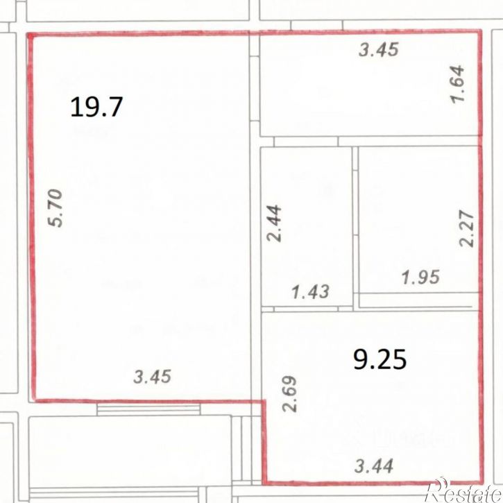 1-комн квартира ул 45 стрелковой дивизии, 226а,  д. 226а