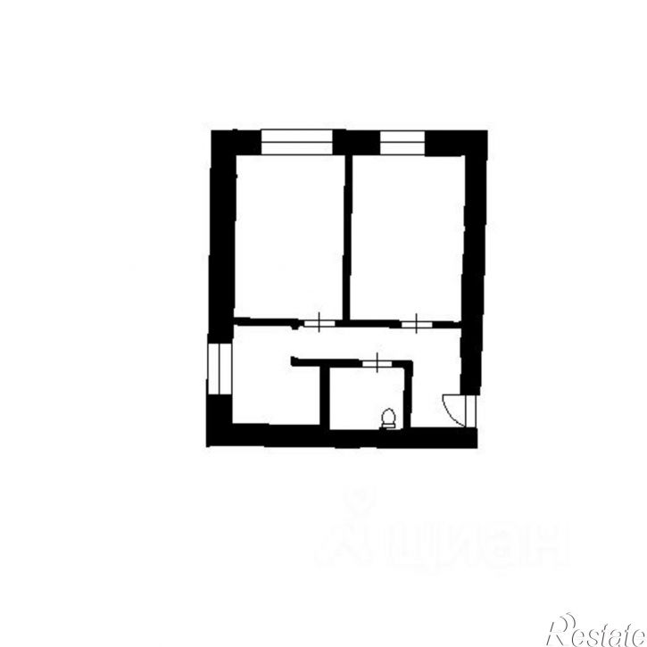 2-комн квартира улица Любы Шевцовой, 17А,  д. 17А