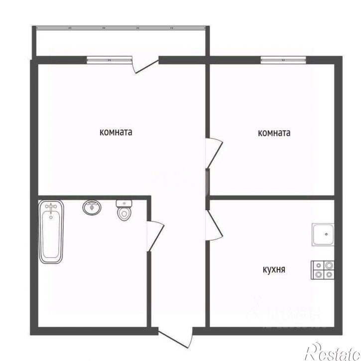 2-комн квартира Автогенный пер, 17,  д. 17