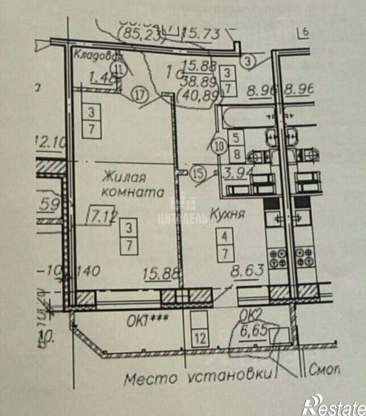1-комн квартира Московский пр-кт, 122,  д. 122