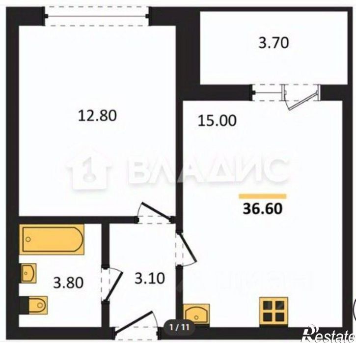 1-комн квартира проспект Труда, 93 к4,  д. 93 к4