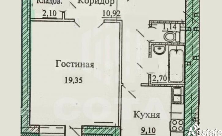 1-комн квартира ул Урывского, 17/3,  д. 17/3