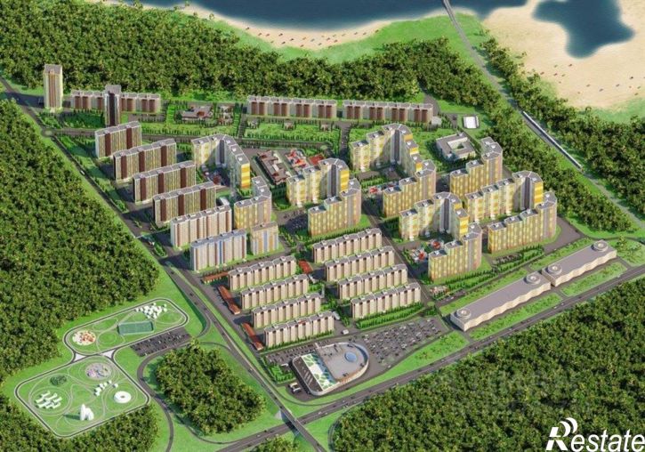 1-комн квартира в новом доме улица Фёдора Тютчева, 107,  д. 107