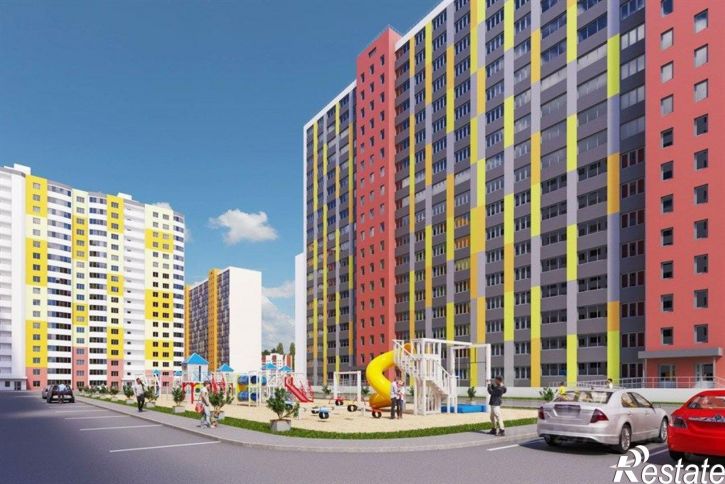 1-комн квартира в новом доме улица Фёдора Тютчева, 107,  д. 107