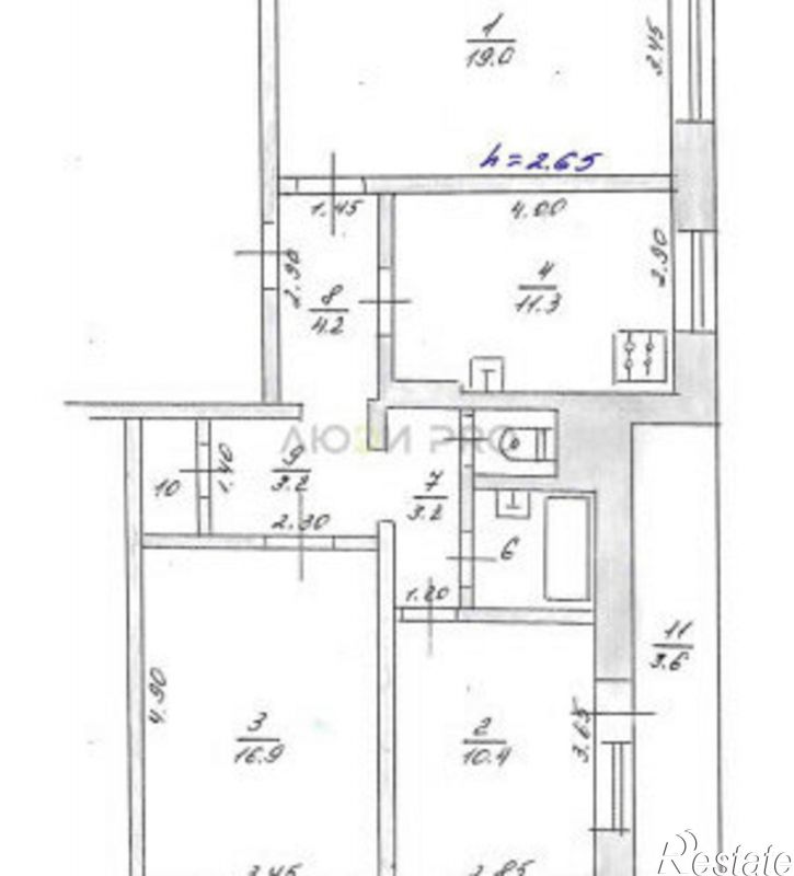 3-комн квартира ул 3 Интернационала, 4,  д. 4