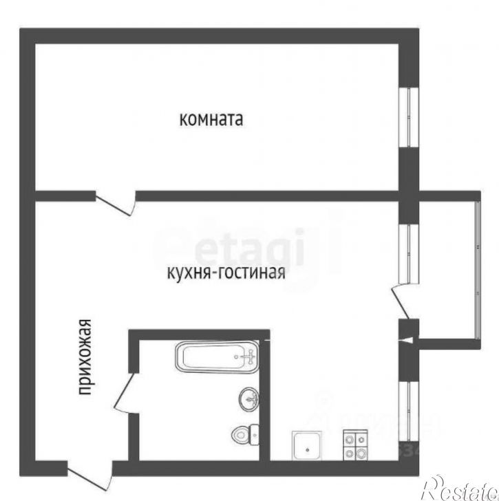 2-комн квартира улица 9 Января, 55,  д. 55