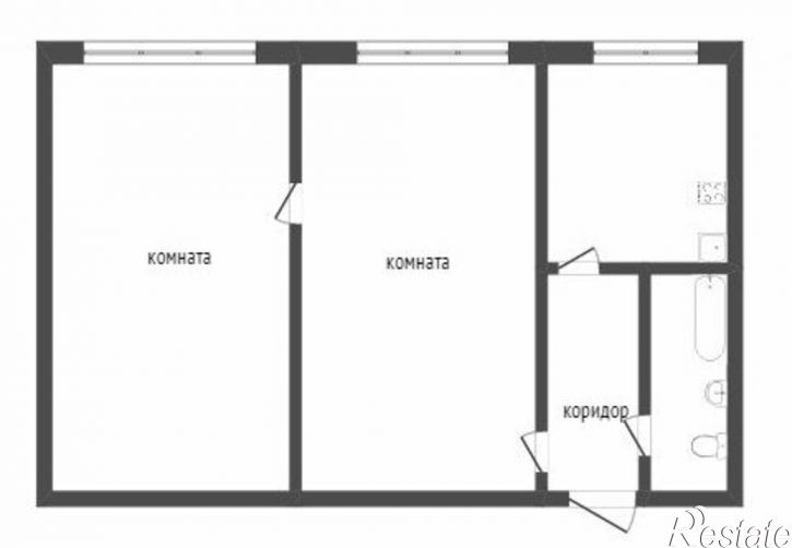 2-комн квартира Пеше-Стрелецкая улица, 127,  д. 127