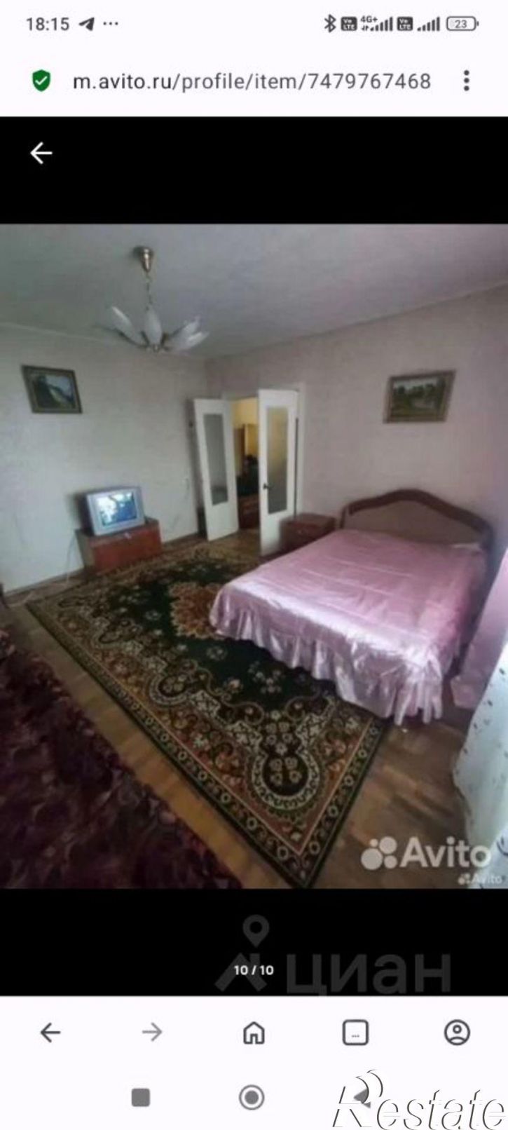 1-комн квартира Спортивная наб, 23б,  д. 23б