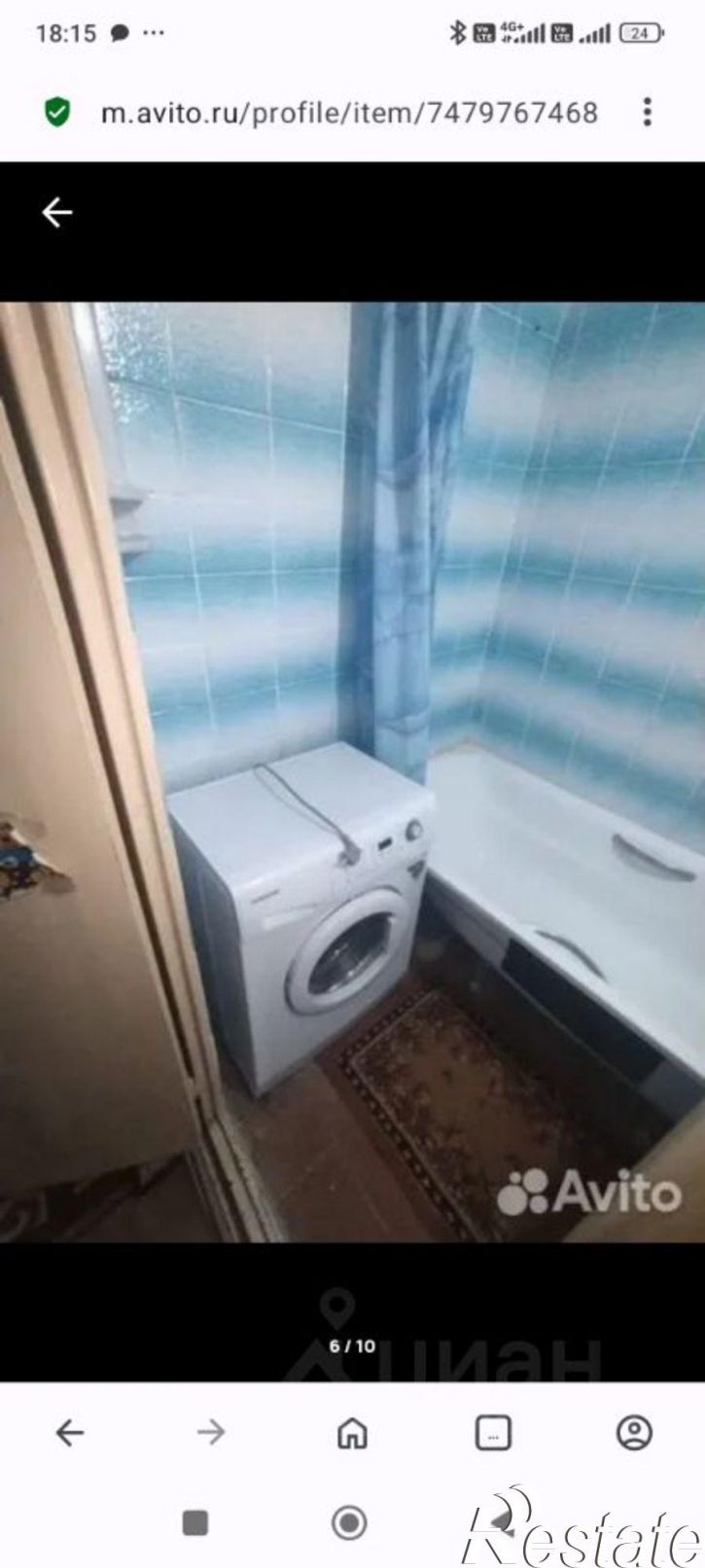 1-комн квартира Спортивная наб, 23б,  д. 23б