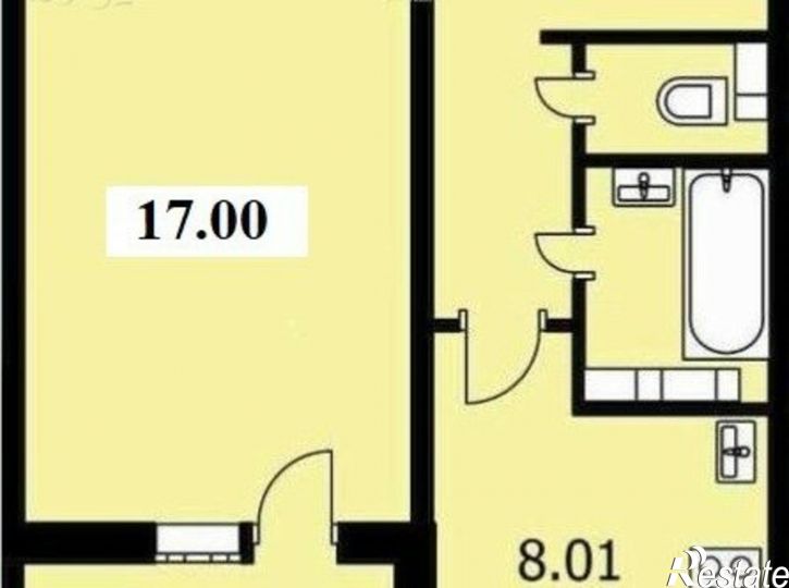 1-комн квартира Ростовская улица, 58/1,  д. 58/1