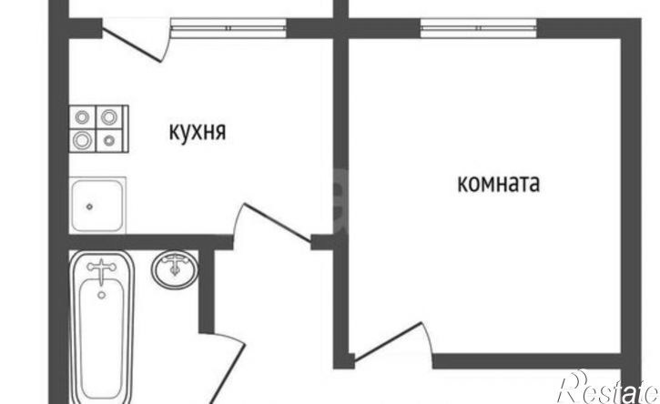 1-комн квартира ул Артамонова, 34/8,  д. 34/8